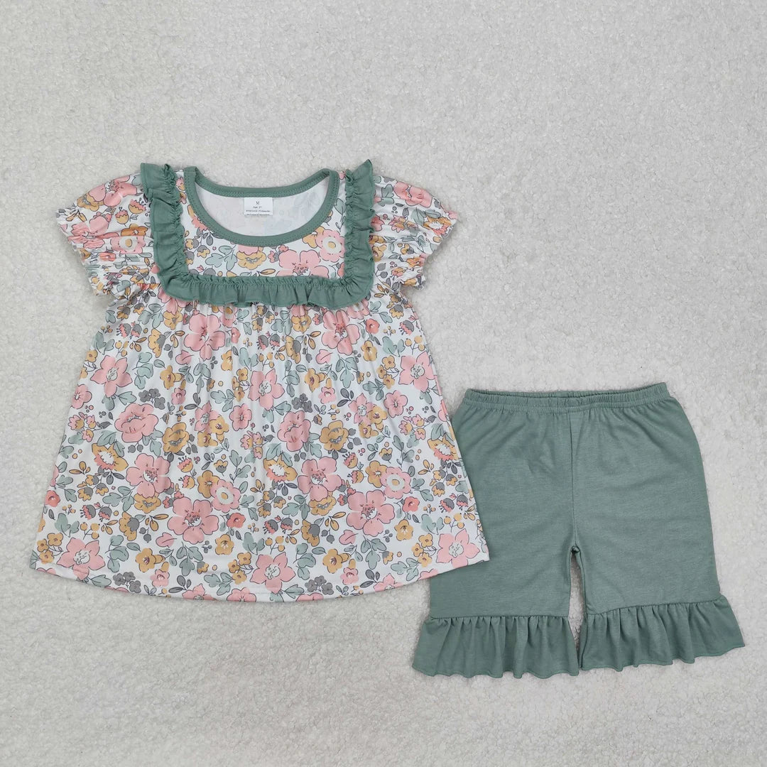 Floral 2pc Shorts Set