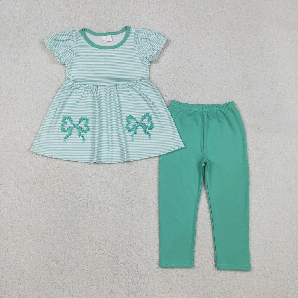 Green Bow 2pc Set