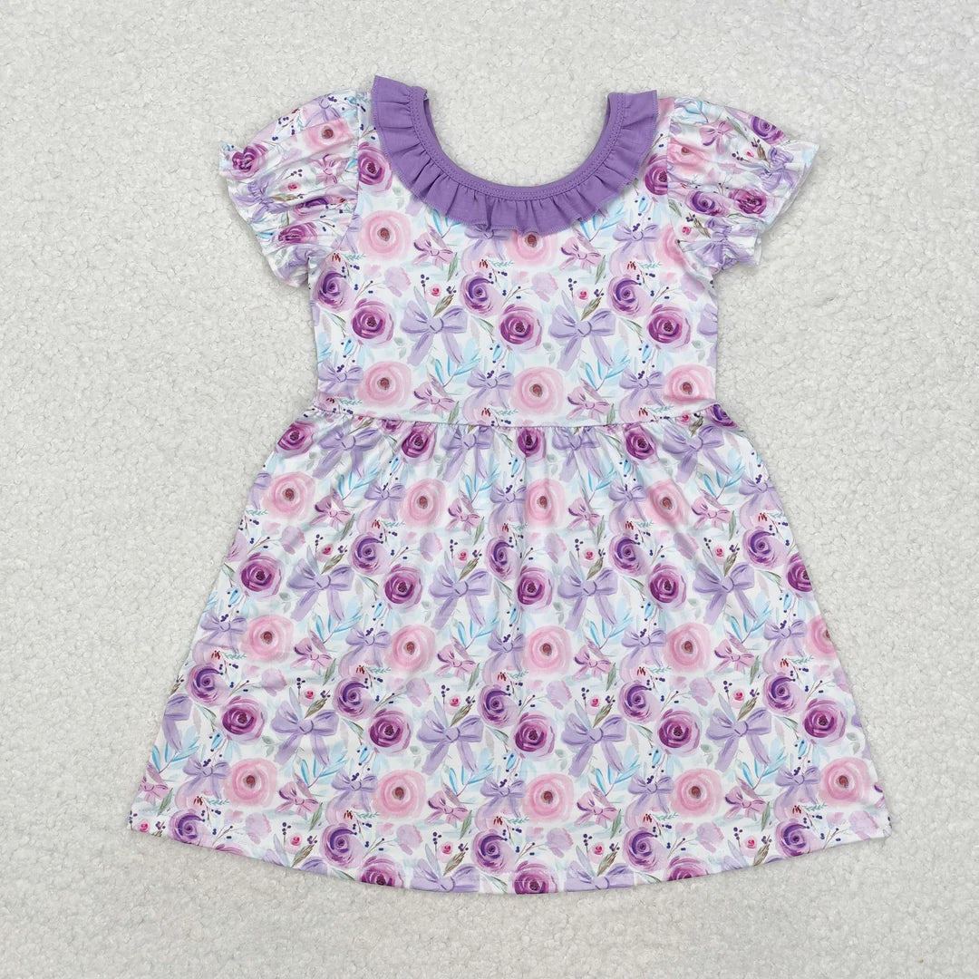 Purple Flower Dress