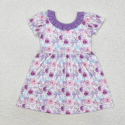 Purple Flower Dress