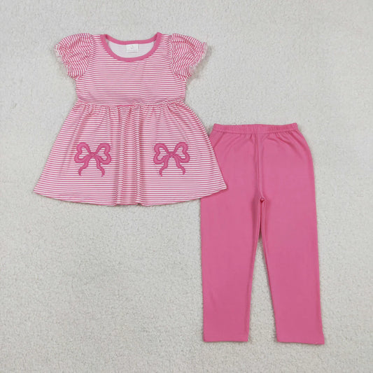 Pink Bow 2pc Set