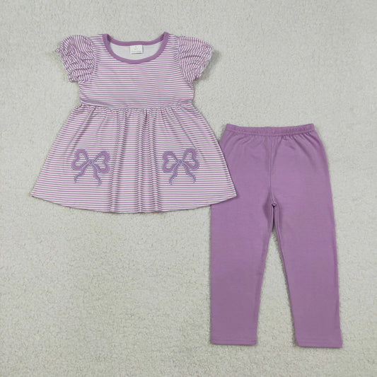 Purple Bow 2pc Set
